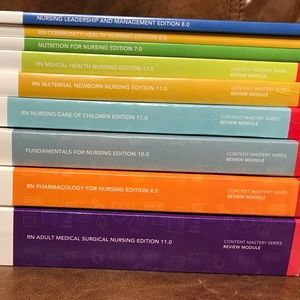 Full set of ATI Nursing Books